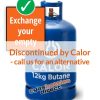 12kg Butane Calor Gas Bottle Cylinder Refill