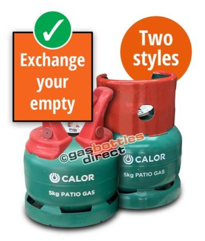 5kg Patio Calor Gas Bottle Cylinder Refill