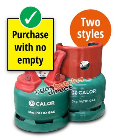 5kg Patio Calor Gas Bottle - New Full Cylinder