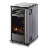 New Manhattan Living Flame Log Effect 3.4kW LPG Cabinet Heater