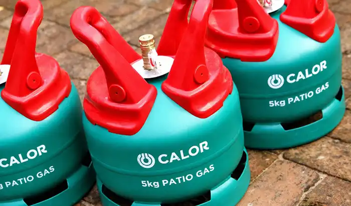 Calor 5kg Patio Gas bottles for BBQs and outdoor patio heaters