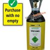 Hobbyweld Nitrogen Plus Gas New Full Cylinder
