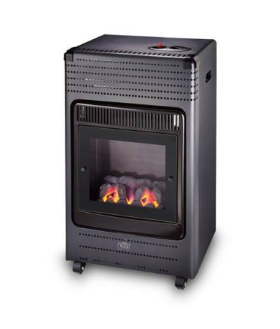 New Calor Gas Super Heat Living Flame 3.4kW LPG Cabinet Heater